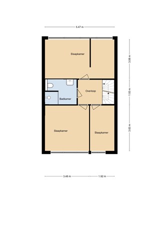 Floorplan - Lobeliastraat 178, 1616 XP Hoogkarspel